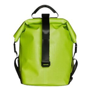 Rains Arid Nylon Adult Backpack - Rolltop, Green Neon Gorpcore Hike Outdoors